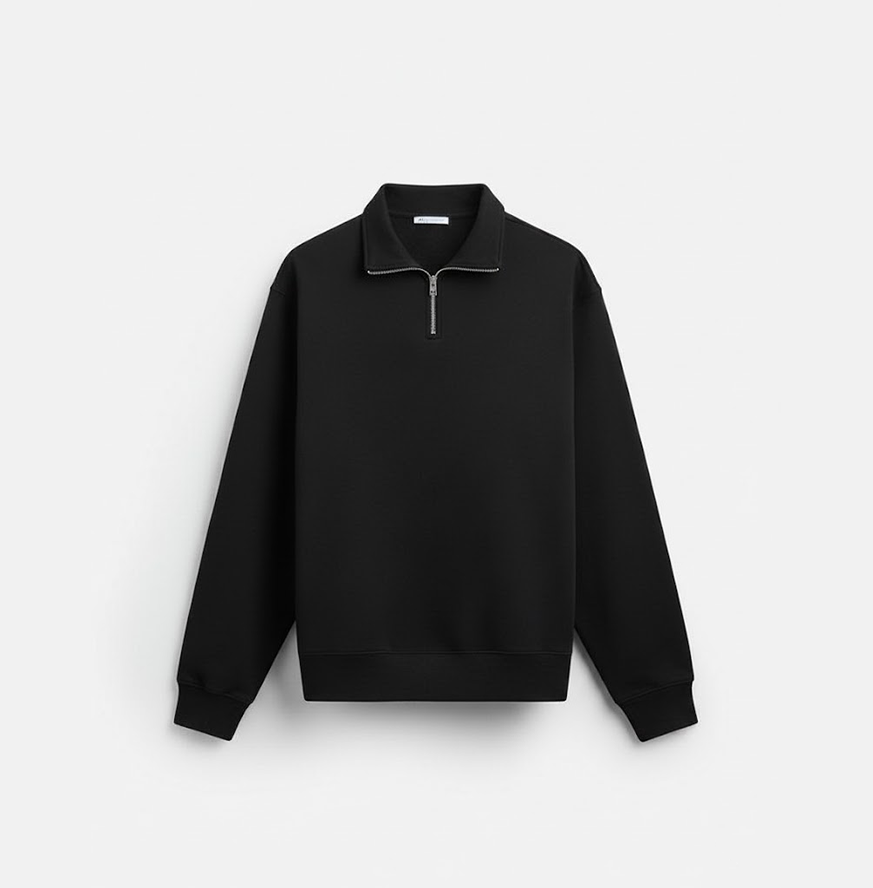 Quarter zip sweater
